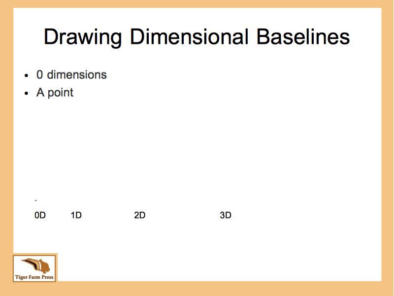 Draw dimensional baselines